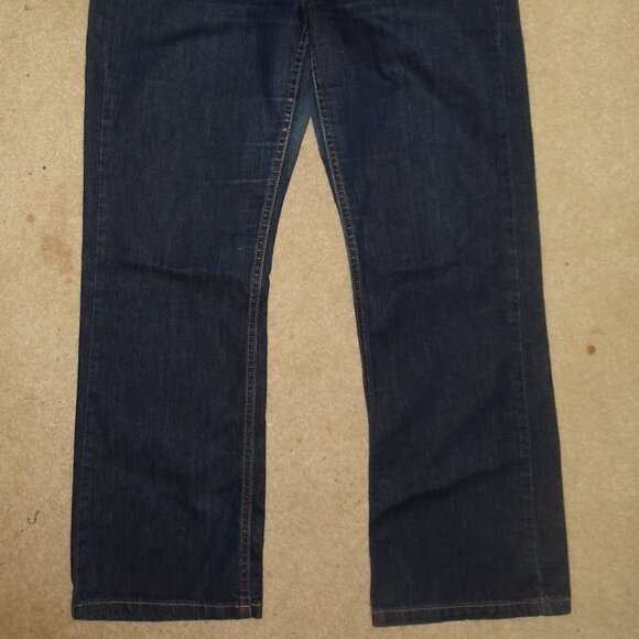 The Limited Denim Jeans Women's 12 S Dark Wash Flared vintage low-rise - Picture 2 of 7
